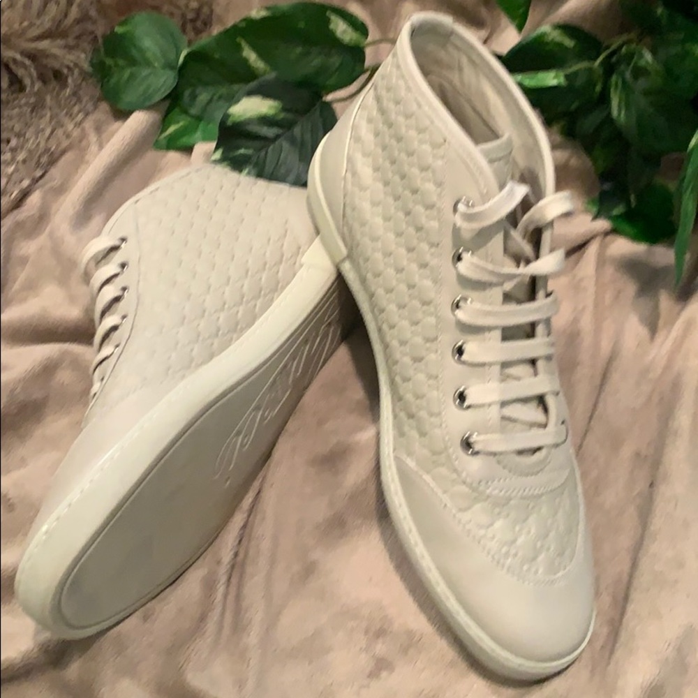 ❌TRADED❌ Gucci Guccissima Leather Hi-Top Sneaker - Picture 12 of 16